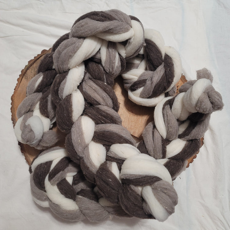 Undyed Roving and Locks