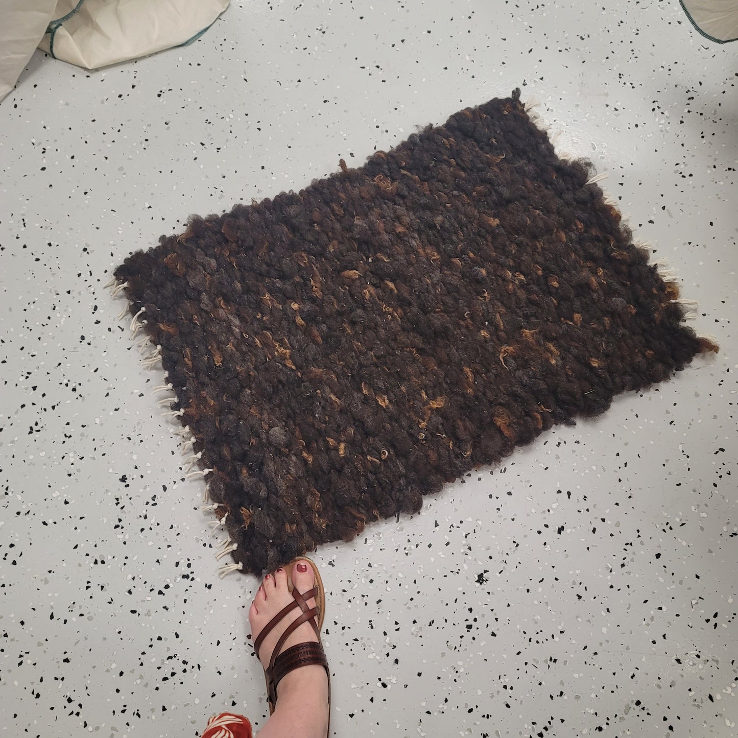 Chocolate Chip Wool Rug