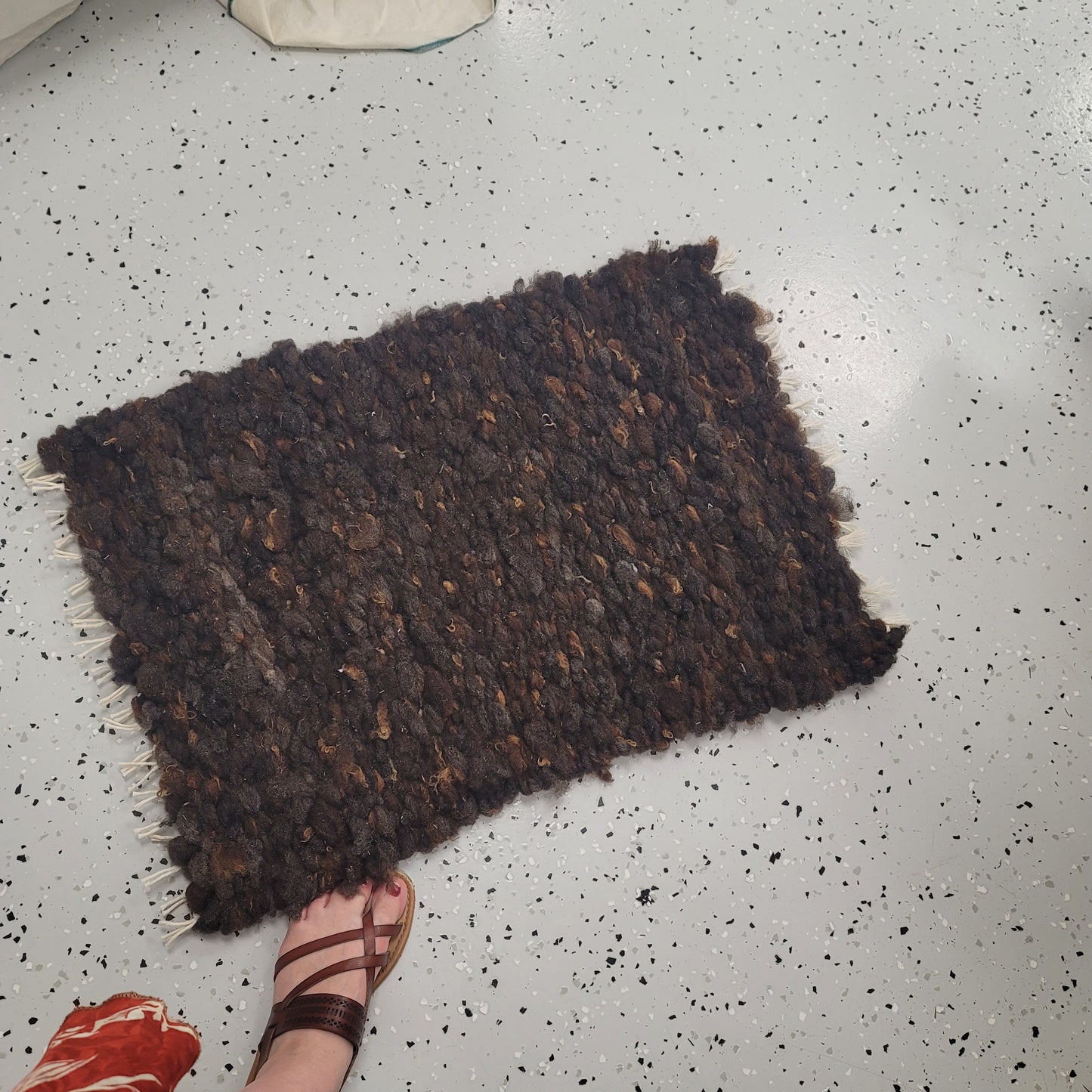 Chocolate Chip Wool Rug