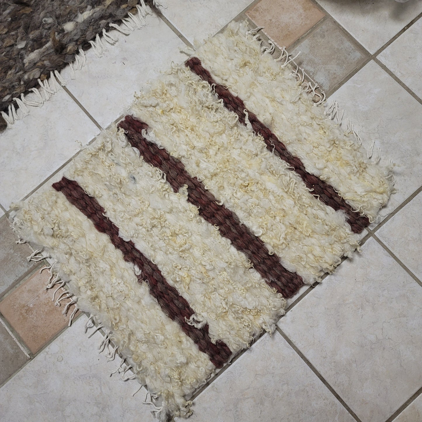 Clotted Cream and Jelly Wool Rug