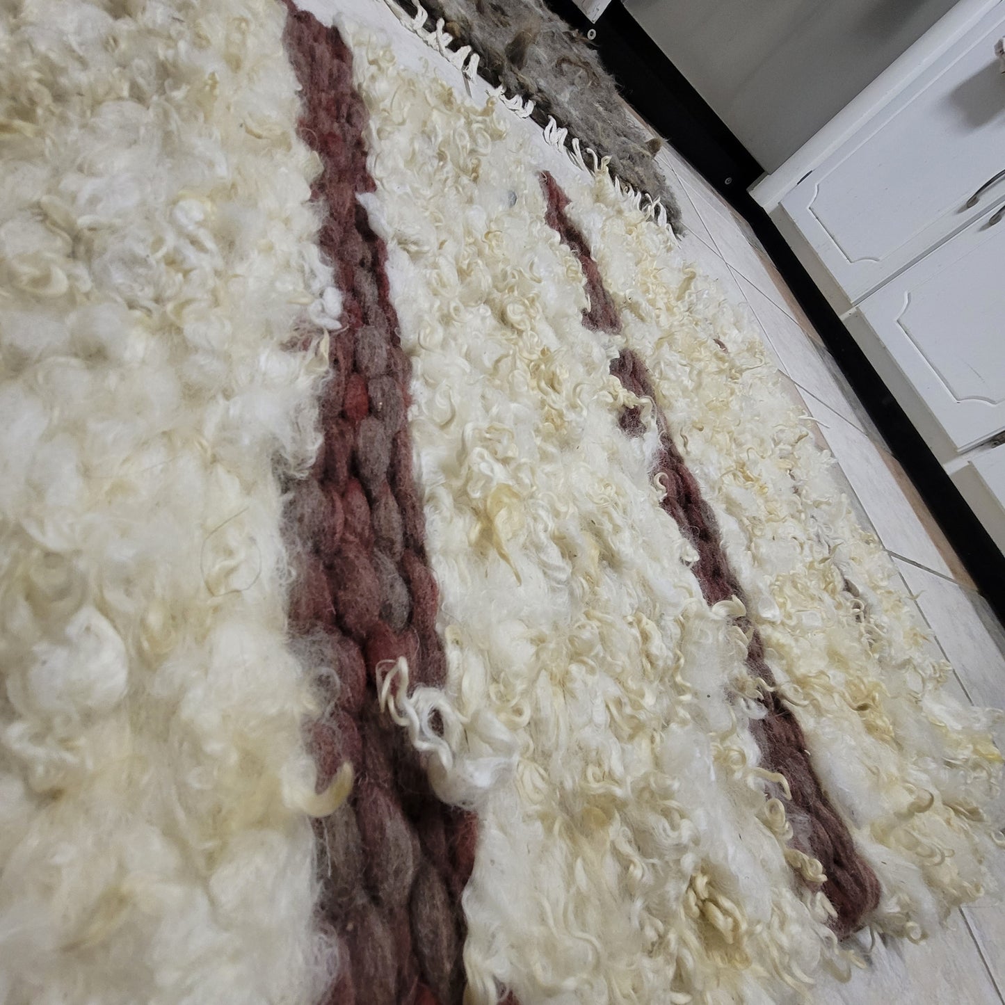 Clotted Cream and Jelly Wool Rug