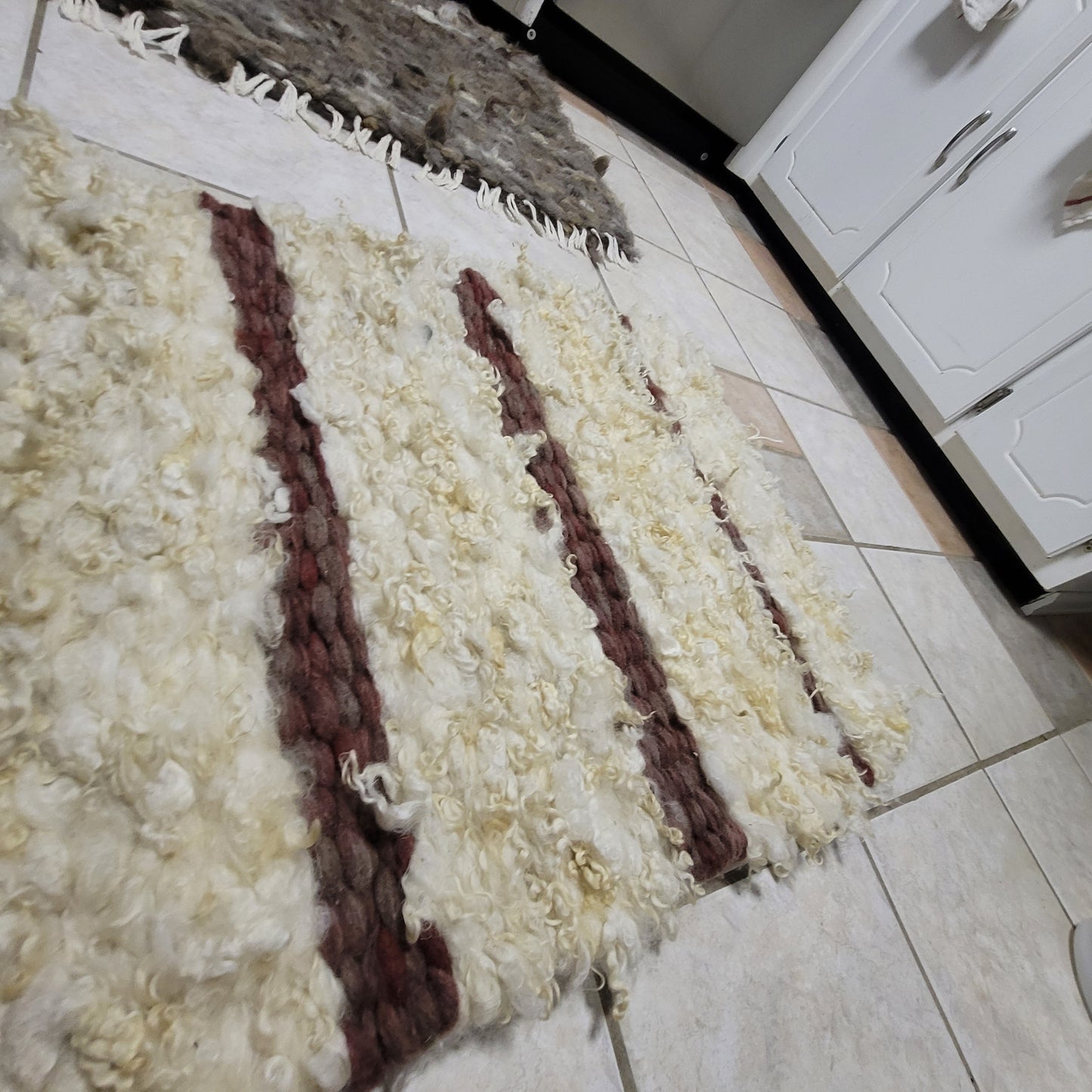 Clotted Cream and Jelly Wool Rug