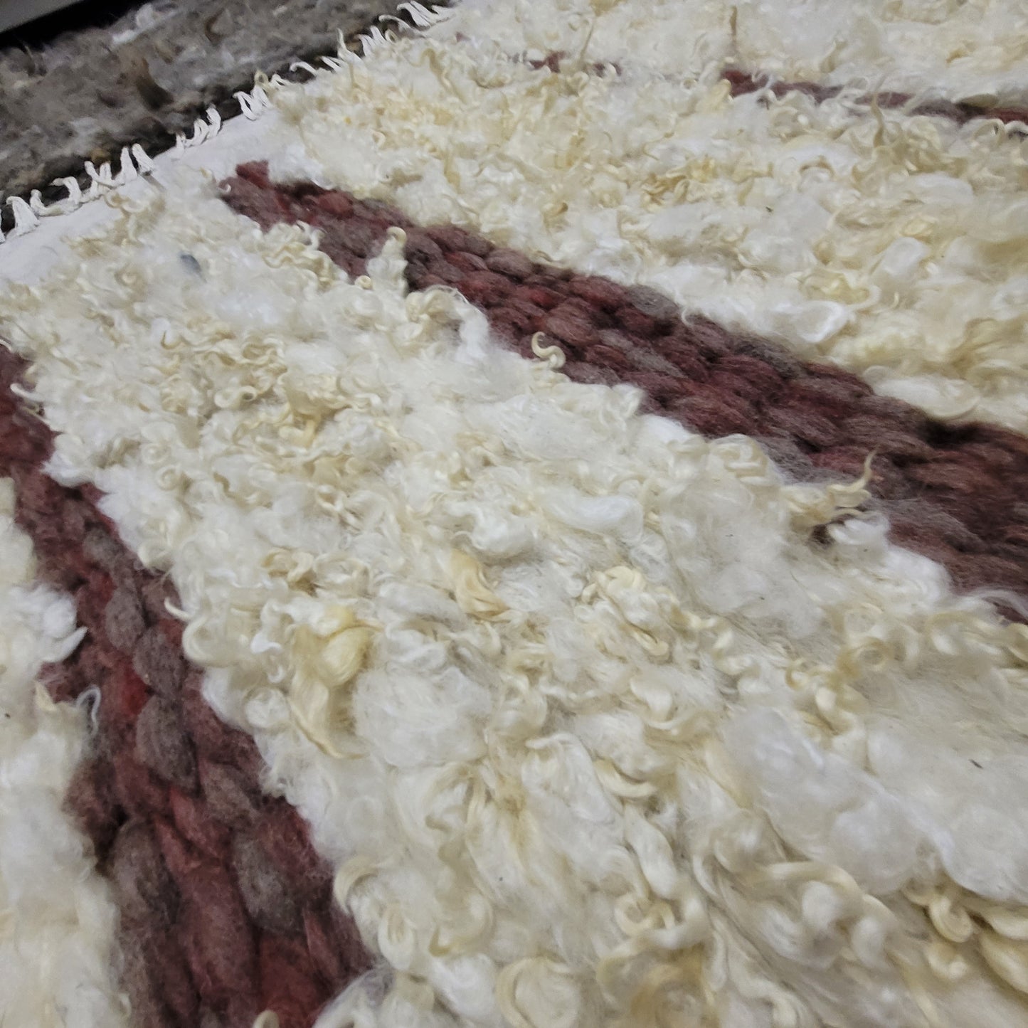 Clotted Cream and Jelly Wool Rug
