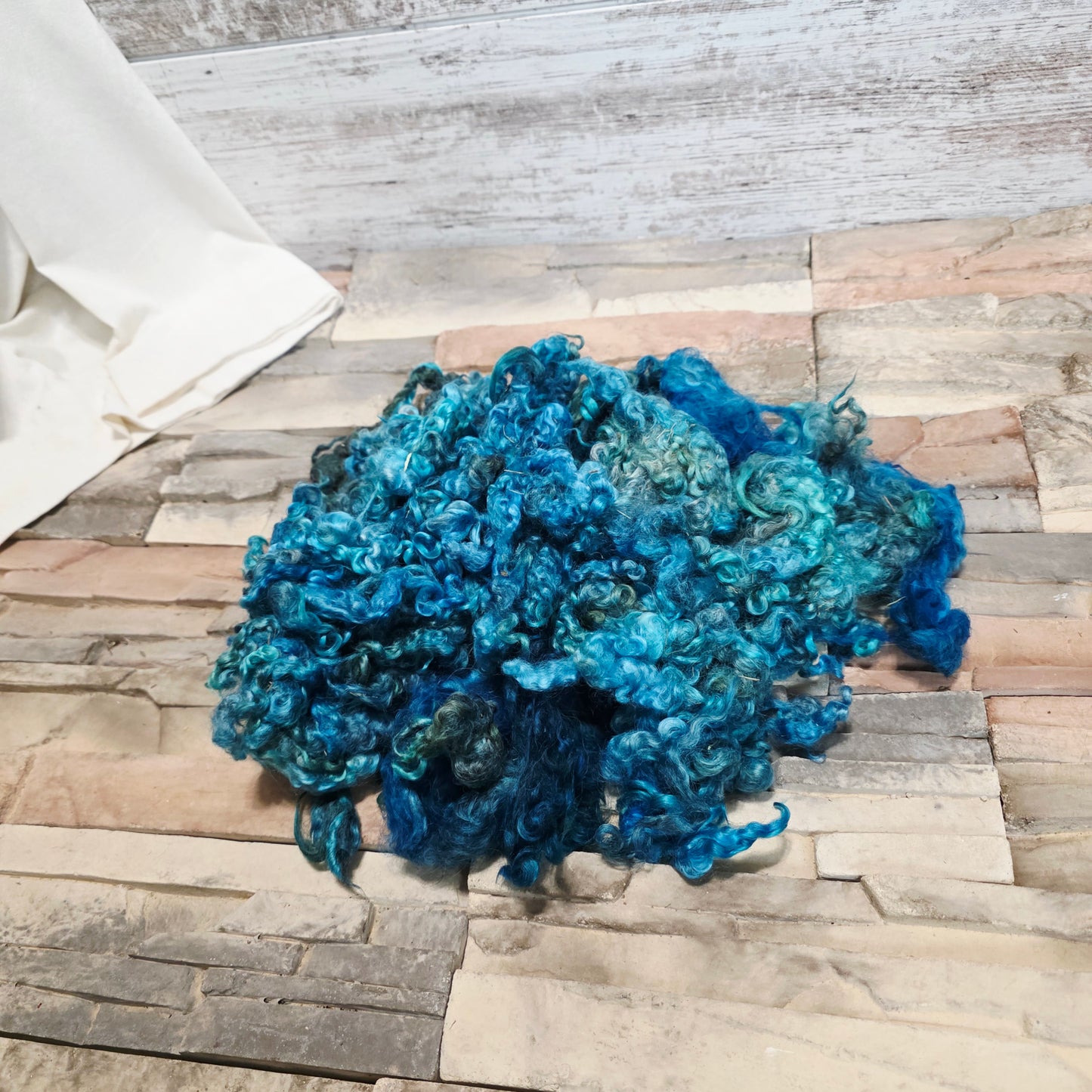 Lincoln Longwool - Electric Blue Locks