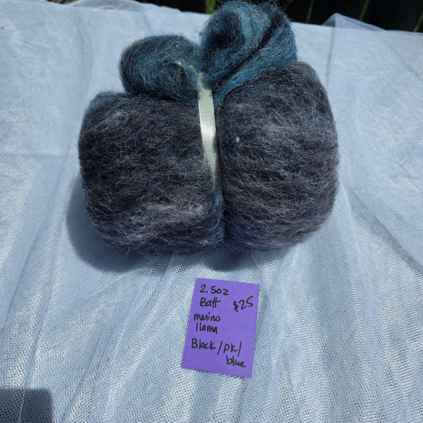 Black Merino/Llama Batt - MLL25