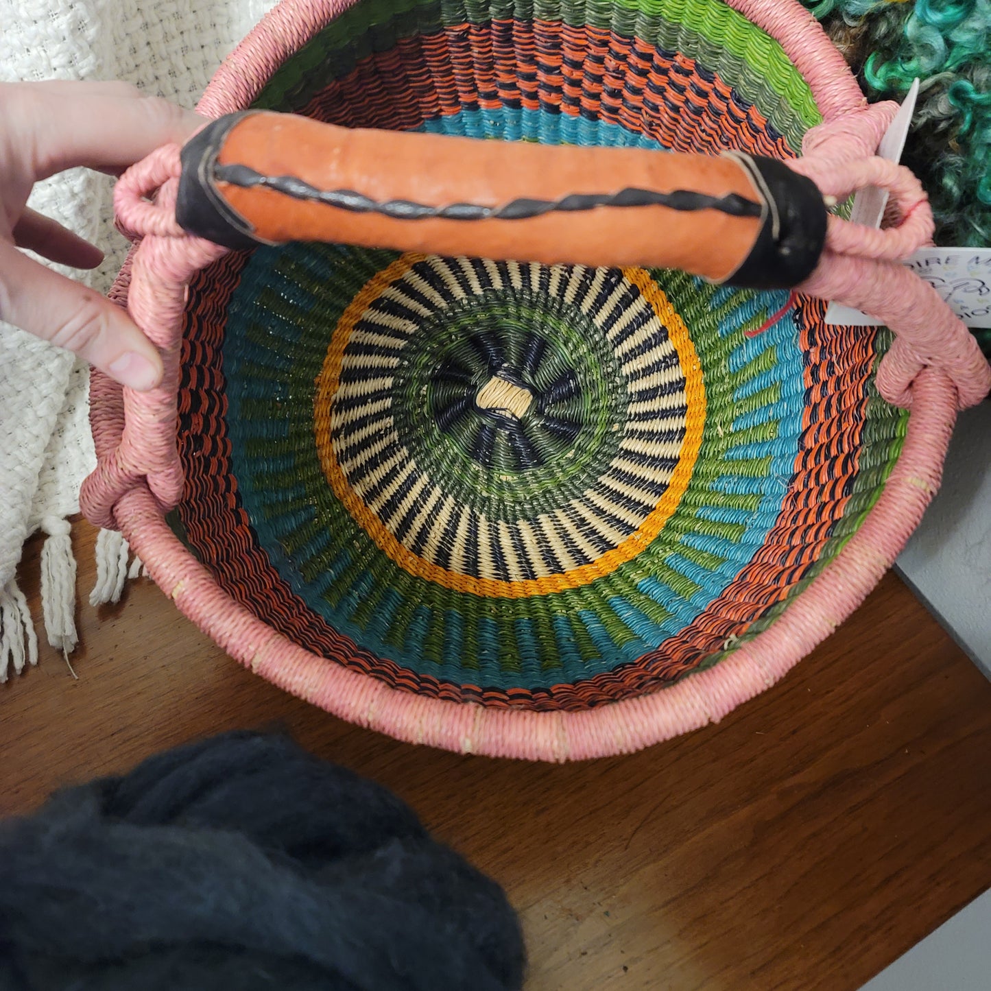 Navy Shetland Roving
