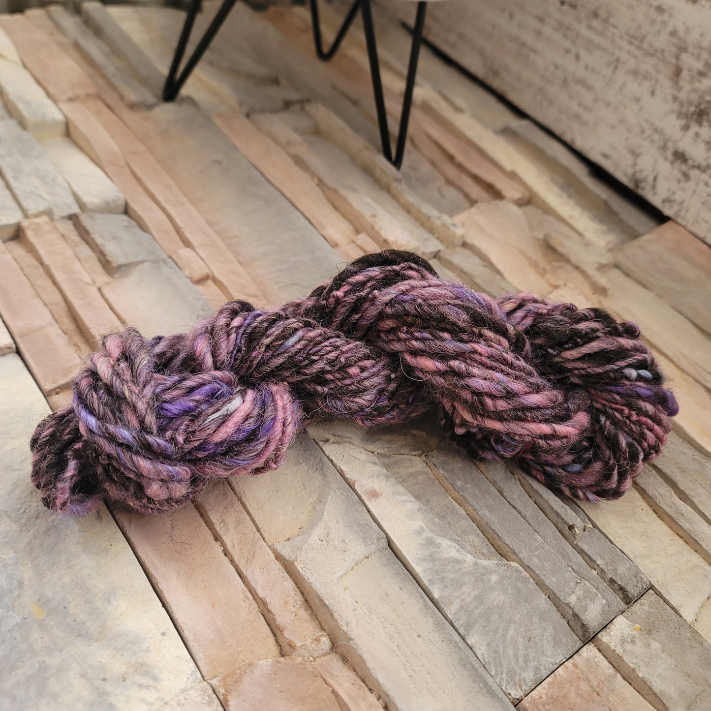 Midnight in Montgomery - Handspun Yarn