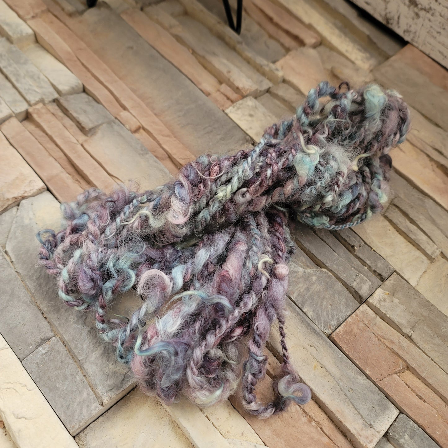 Purple Pop - Handspun Yarn