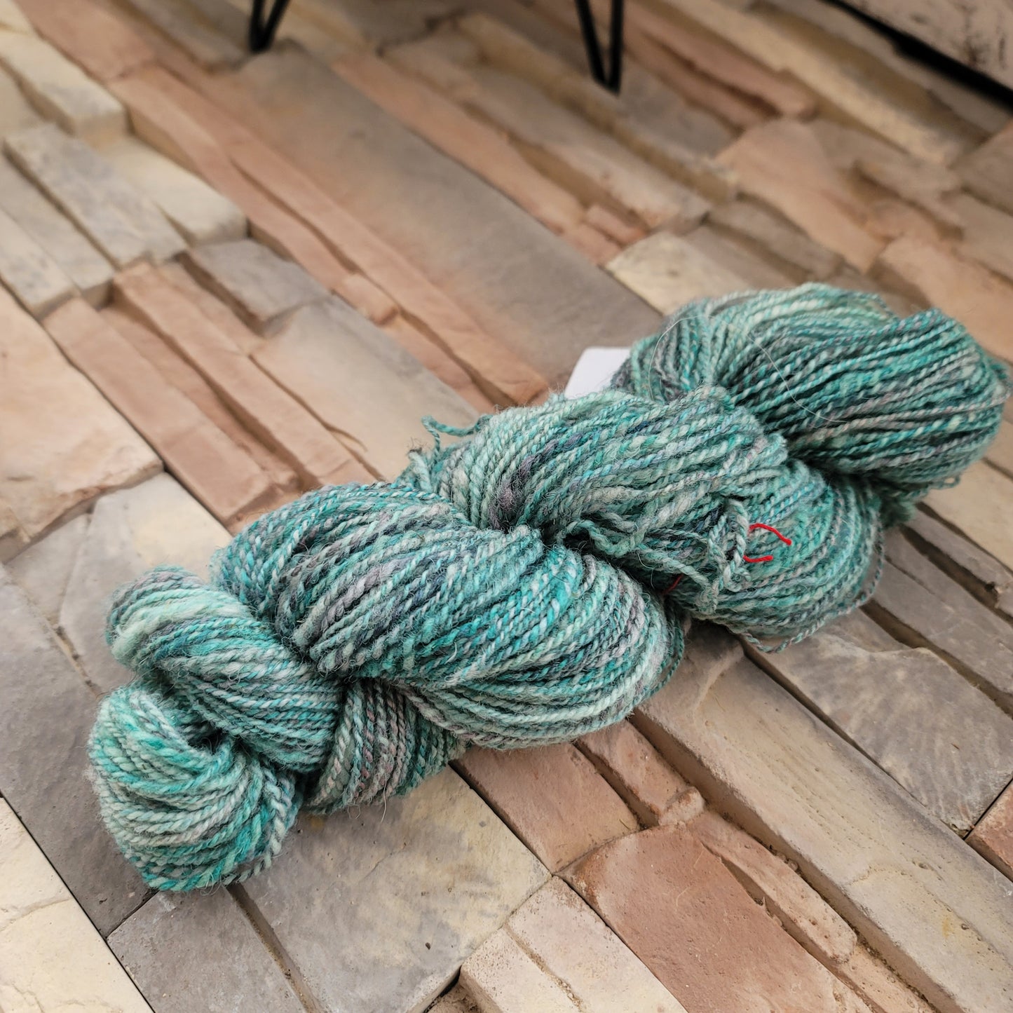 Teal Pop - Handspun Yarn