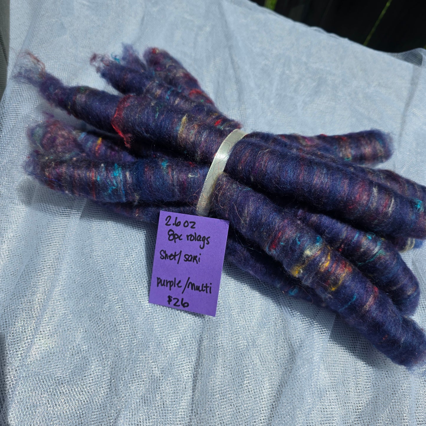 Purple Passion Rolags - PPS26