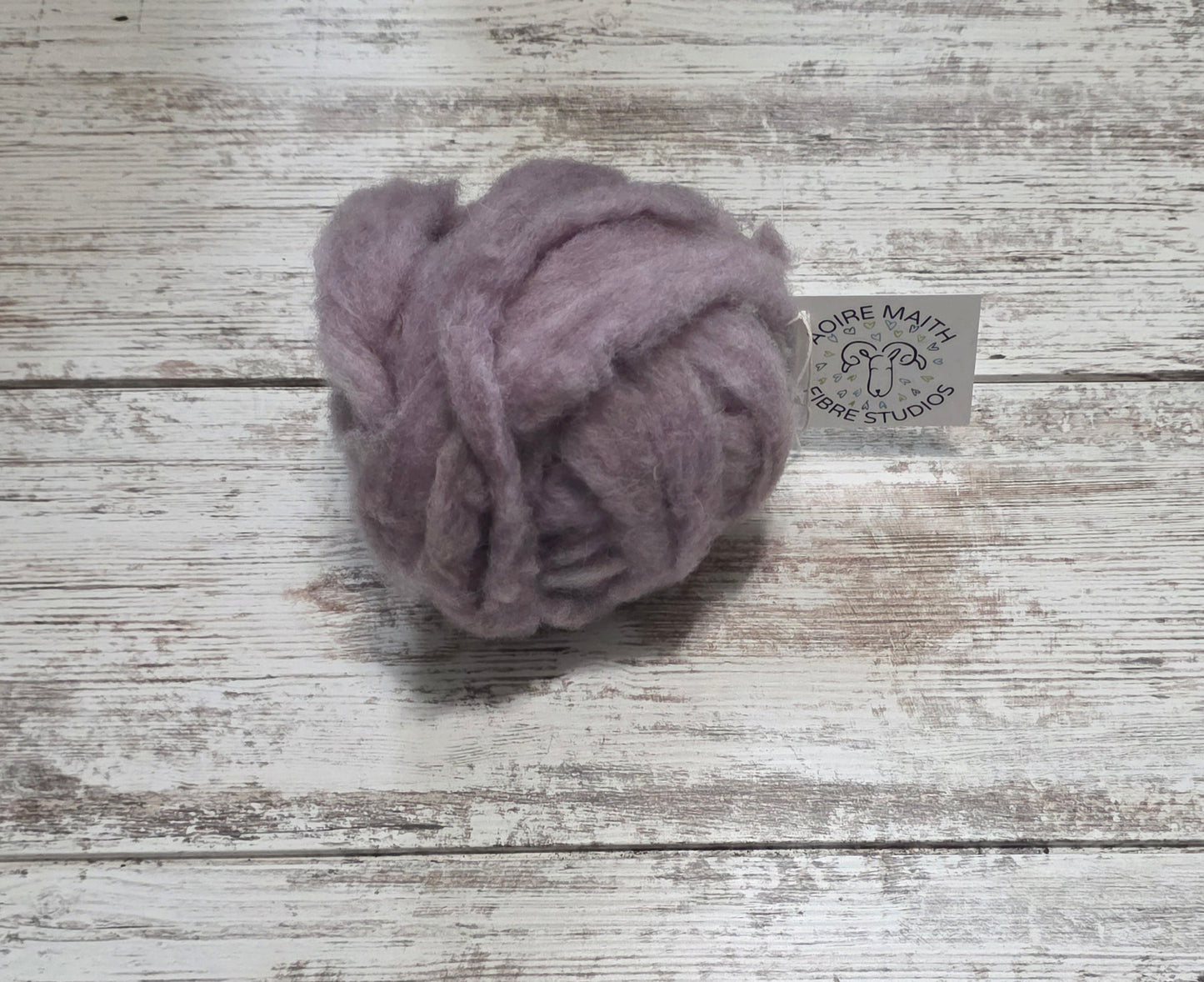 Shetland Wool Roving - Logwood