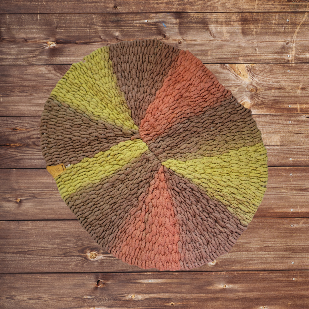 Autumn Colors Alpaca Oval Rug1