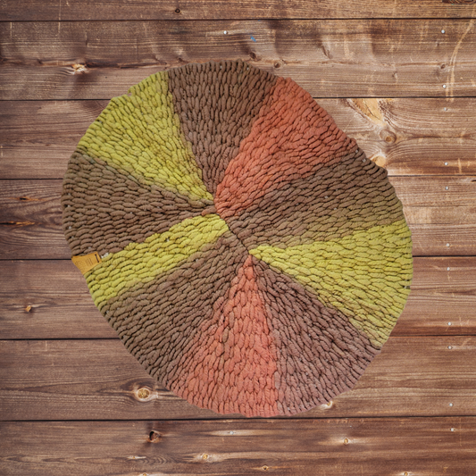 Autumn Colors Alpaca Oval Rug