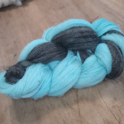 Cheviot & Crossbreed Wool Roving - Double-Dipped Colors