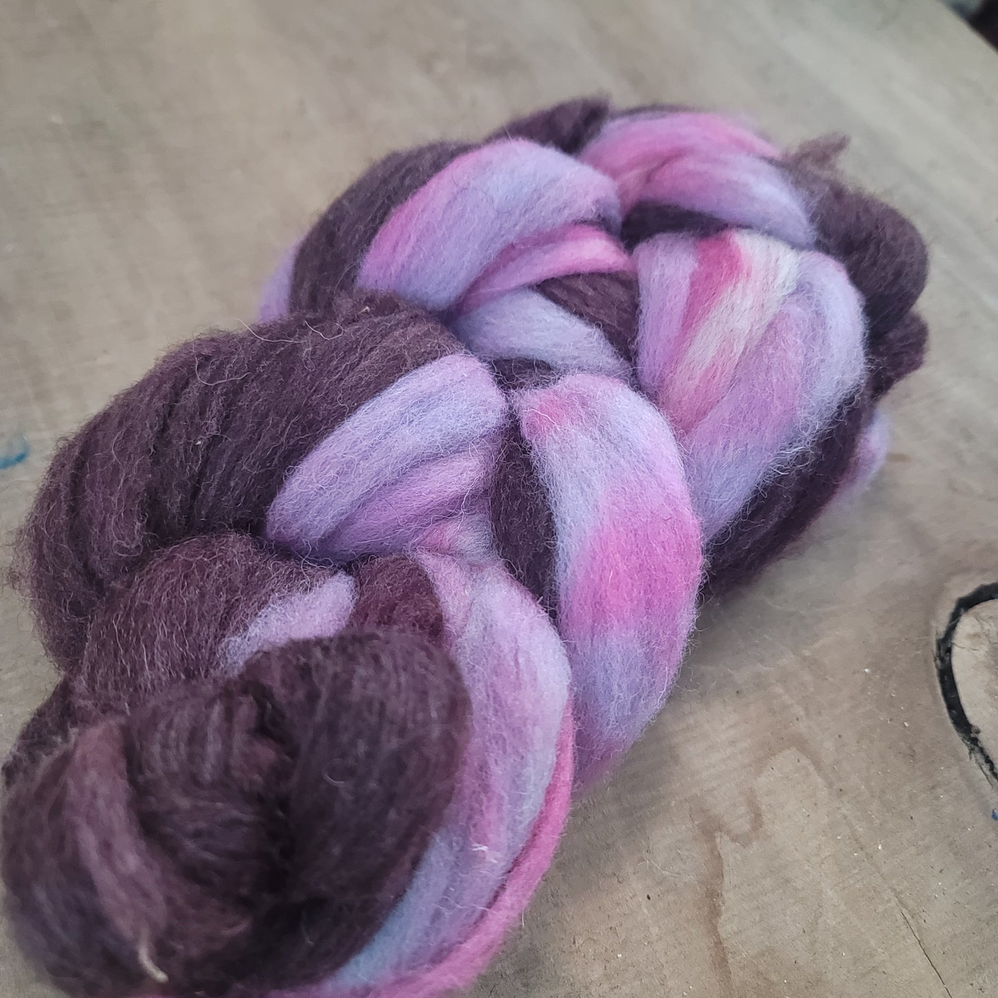 Cheviot & Crossbreed Wool Roving - Double-Dipped Colors