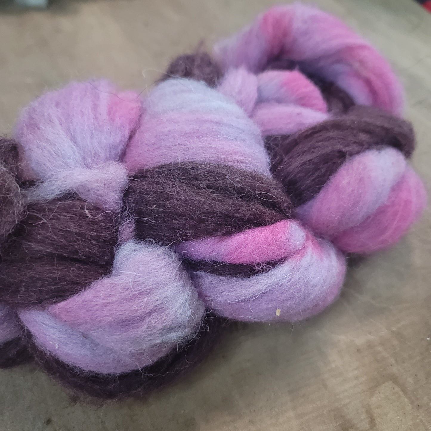 Cheviot & Crossbreed Wool Roving - Double-Dipped Colors