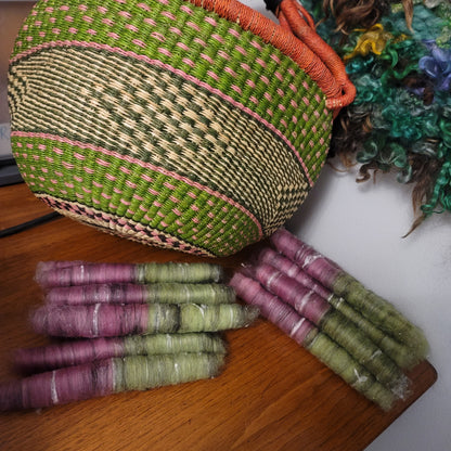 Watermelon Crawl Medium Bolga Basket