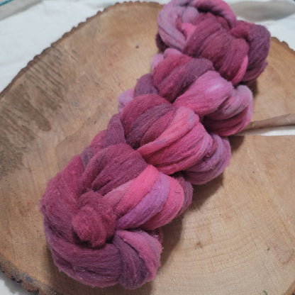 Santa Cruz Sheep Wool - 4oz Two Tone Dyed Braid