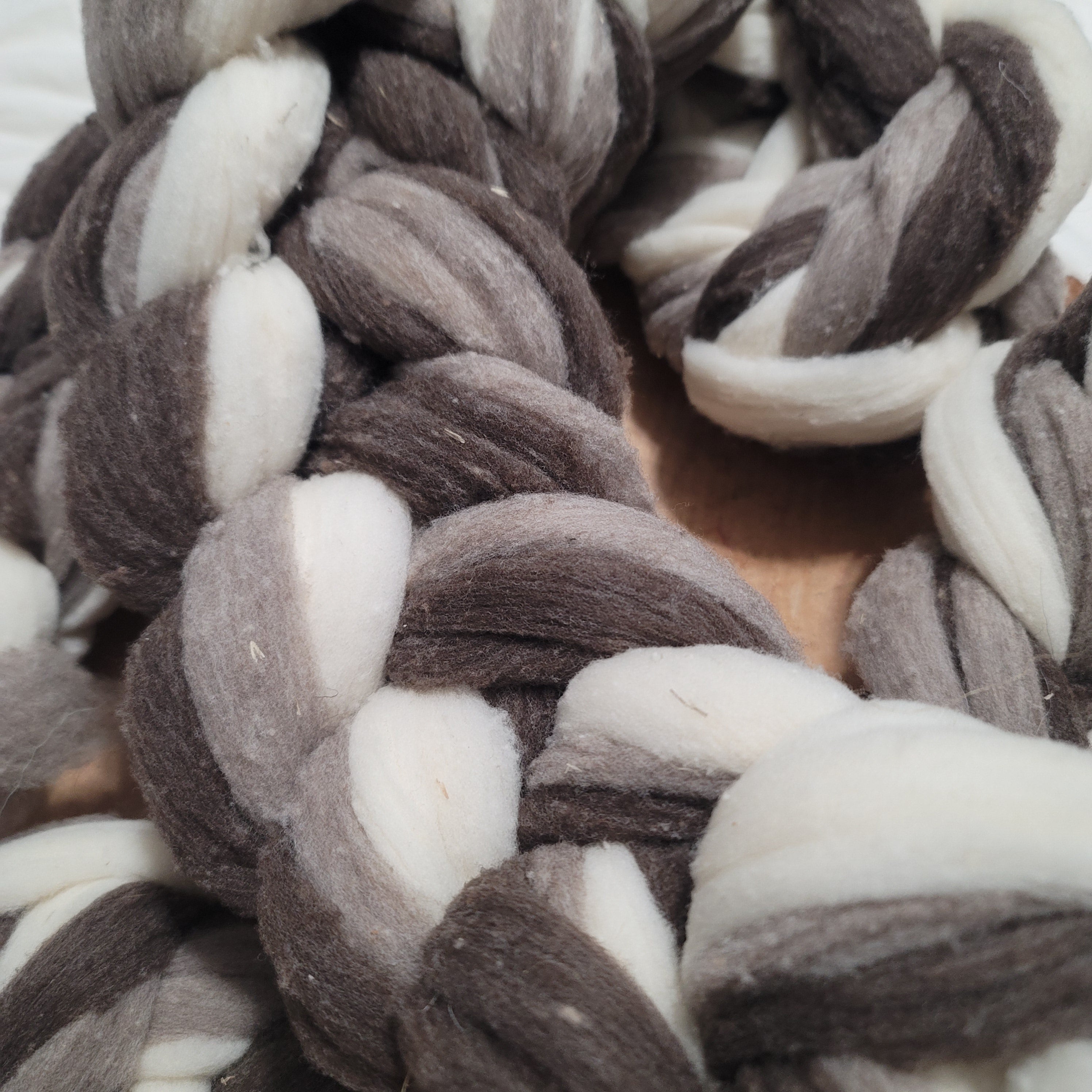 Hudson selling Valley Wool, Hand Made Braided Mat, Shetland Sheep Wool Roving FREE SHIPPING