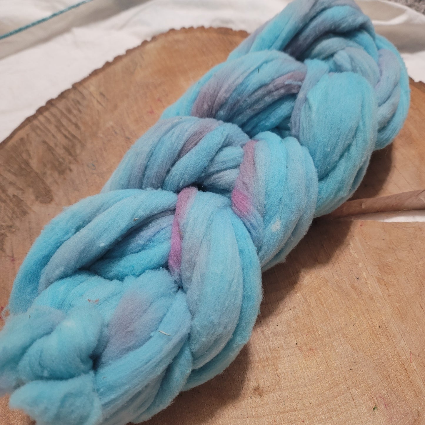 Santa Cruz Sheep Wool - 4oz Dyed Braid