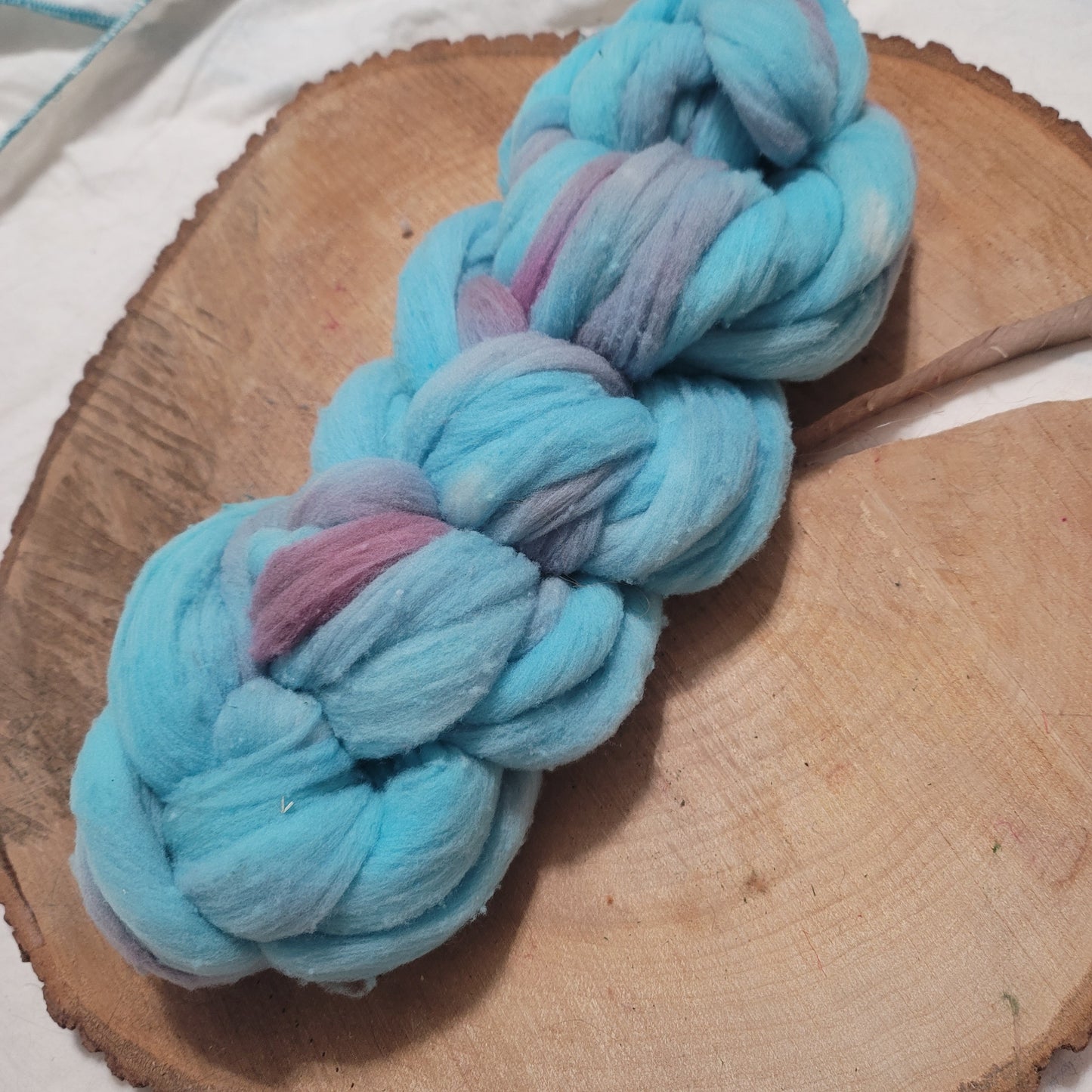 Santa Cruz Sheep Wool - 4oz Dyed Braid