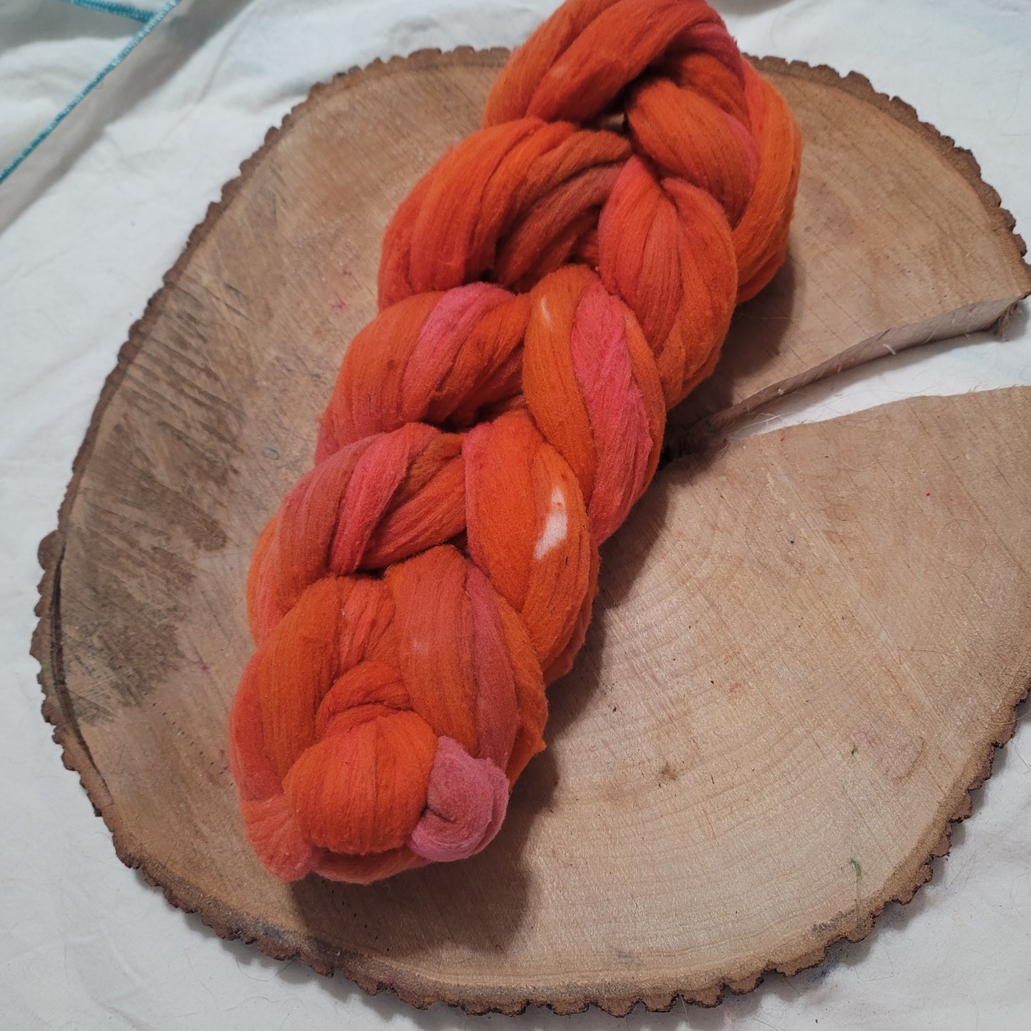 Santa Cruz Sheep Wool - 4oz Dyed Braid