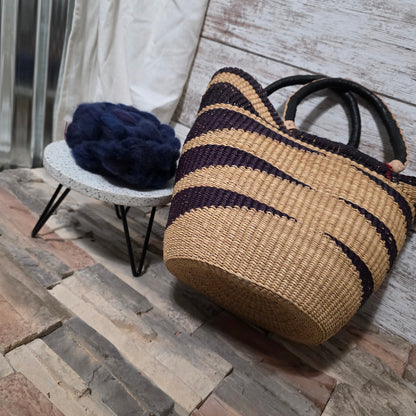 Classic Lines Medium U-Shaped Bolga Basket