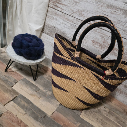 Classic Lines Medium U-Shaped Bolga Basket