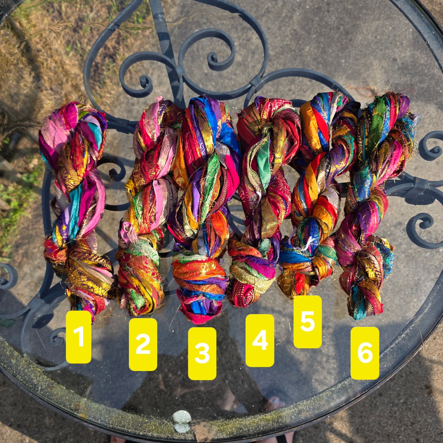 Embroidered Sari Yarn