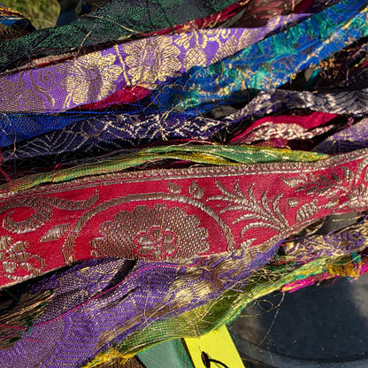 Embroidered Sari Yarn