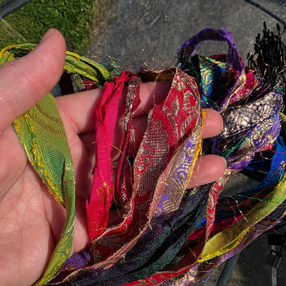 Embroidered Sari Yarn