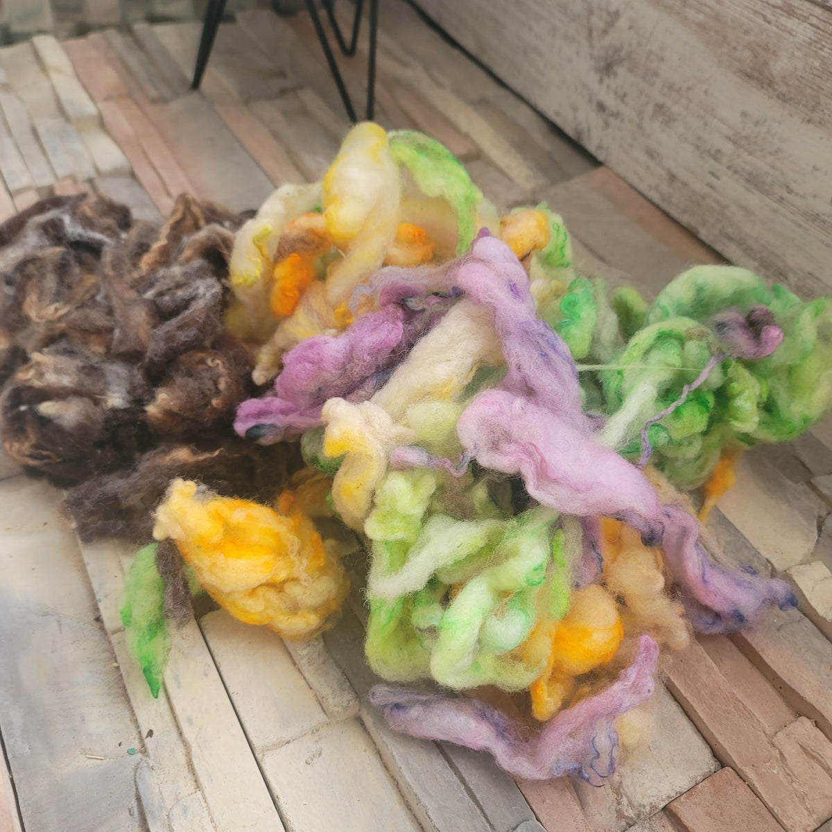 Jacob Fiber Jacob Wool Locks Endangered Sheep Breed Spinning Fiber – Aoire Maith ...