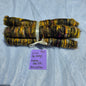 Merino + Yellow Sari Silk Rolags - MYS21