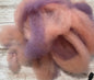 BFLX Dyed Roving - Pink/Purple, 1 oz