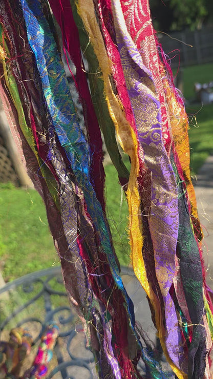 Embroidered Sari Yarn